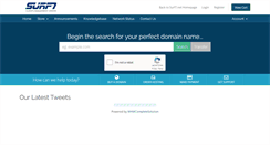 Desktop Screenshot of clients.surf7.net